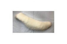 抱き枕 (全長118cm) あったかフリース枕カバー付き クリーム [2349]