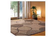 抗ウイルス加工 カーペット ベージュ 1枚 約240×185cm 270042229型[1132]