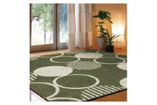 抗ウイルス加工 カーペット グリーン 1枚 約240×185cm 270042226型[1135]