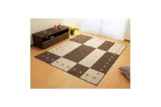 日本製 撥水・防汚 カーペット アイボリー 1枚 約220×250cm 600011502型[1122]