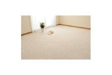 日本製 カーペット 長方形 6帖 約261×352cm アイボリー 1枚 600016360型 [3829]