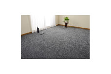 日本製 カーペット 長方形 10帖 約352×440cm ブラック 1枚 600017690型 [3837]
