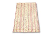 ウール10%入り 日本製肌掛けふとん シングルロングサイズ(約150×210cm) ピンク色 WF-2710 [4594]