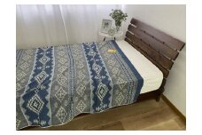 日本製 洗える タオルケット シングル 140x190cm 1枚 N－10202111BL[1232]