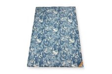 ホワイトダックダウン85%入り 洗える羽毛肌掛けふとん シングルサイズ(約150×210cm) ブルー色 FNU011 [1351]