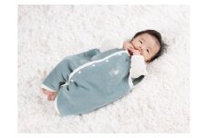 綿毛布スリーパー 2way仕様で暖か (Sサイズ)｜ 贈答品 ギフト 誕生日プレゼント 贈り物 クリスマス ベビー キッズ ベストにもロンパースに 永くご使用 快眠 吸水性 保湿性 通気性 子供のことを考えた 縫製 心地良い sleeper-s [2449]