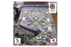 日本製 アクリル マイヤー毛布 シングル ブルー 1枚 (新合繊合わせ毛布)N-YO2601BL [1559]