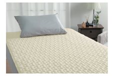 日本製 [お肌ここちSTYLE] 敷きパッド シングル ナチュラル 1枚 3950000型 [2045]