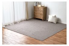日本製 防炎 カーペット グレー 1枚 4.5帖 約261×261cm 600092745型 [2421]