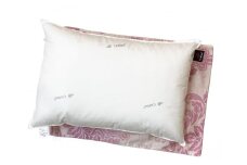 肌温度調整 アウトラストウオッシャブル枕(35×50cm)1個 枕カバー ピンク2枚(グラード柄) [2294]