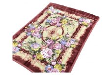 C.R.P加工毛布 マイヤー毛布 シングル ピンク 1枚 (合わせ毛布) 20601PI [2394]