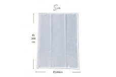 綿毛布(毛羽部分) シングルサイズ (グレー) 140×200cm 毛布の町泉大津産 N-MMO140 [2468]