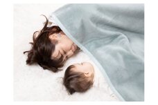綿毛布(毛羽部分) シングルサイズ (アッシュグリーン) 140×200cm 毛布の町泉大津産 N-MMO140 [2469]