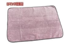 『ロマンス岩盤浴』　マイヤーひざ掛け毛布　70×100cm　ピンク　　33107310