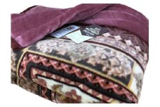 日本製 マイヤー毛布 ダブル ピンク 1枚 (カシミヤ・ウール混わた入り毛布)N-CAK1431PI [2695]