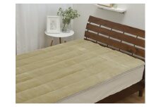 日本製 あったかコットン 敷きパッド シングル 100×205cm ベージュ ACP－30SBE [2716]