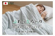 とろけるような心地よさ オールシーズン マシュマロフトン グレー K01TMN7SLG シングル 150cm×200cm [3004]