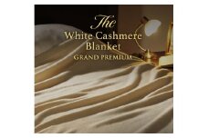 The White Cashmere Blanket ホワイトカシミヤブランケット グランドプレミアム シングル [3028]【db】