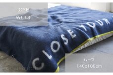 CLOSE YOUR EYES wool blanket ハーフケット | リネン四重ガーゼ プレゼント中 [3094]