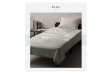日本製 吸湿発熱 アクリル毛布 シングルサイズ 140×200cm ブルー｜シンプル カラー 軽量 ふんわり あったか 秋冬向け 丸洗いOK [3114]