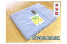 丸洗いOK タオルケット シングル 145×190cm 1枚 N-FT-10300 BL｜寝具 布団 ふとん 掛け布団 肌掛け 夏掛け 夏用布団 綿100% コットン 天然素材 ふんわり 敏感肌向け オールシーズン 通年 洗える 洗濯可能 丸洗い可能 寝具 ベッド 新生活 冷え対策 [3306]