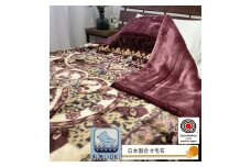 日本製 アクリル マイヤー毛布 シングル ピンク 1枚 (新合繊2枚合わせ毛布)N-YO-4700 [3664]