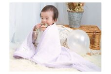 8重ガーゼケット ラベンダー ベビーサイズ｜毛布の町 泉大津市産 gauze-ket [3693]
