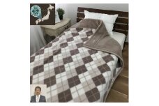  [睡眠環境・寝具指導士 推奨] マイヤー毛布 シングルロング ベージュ｜国産 日本製 毛布 あったか ふんわり ふわふわ 子供 吸水 ブランケット 快眠 快適 寝具 布団 ベッド 睡眠 防寒 寒さ対策 節電対策 泉州 毛布のまち 泉大津市産　 JM-2203LBE [3701]