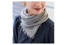 カシミヤストール(公式WEBショップ・ふるさと納税限定商品) 小判サイズ ミディアムグレー｜お歳暮 御歳暮 贈答品 ギフト 誕生日プレゼント 贈り物 父の日 母の日 お年賀 寒中見舞い クリスマス お見舞 [4018]