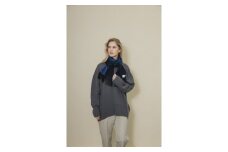 カシミヤ100% シングルリバーマフラー ブルー｜高級素材 軽量 なめらかな肌触り 寒さ対策 確かな技術 日本製 プレゼント ギフト 誕生日 お見舞い お歳暮 父の日 母の日 [4038]