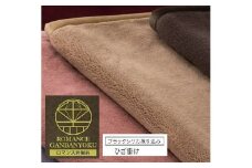 ROMANCE 岩盤浴プレミアム ひざ掛け毛布 シングル ベージュ 33108710｜寒さ対策 あったか ひざかけ 無地 シンプル 抗菌加工 洗える [4291]