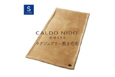 【ベージュ】CALDO NIDO notte3 カルドニードノッテ 3 敷き毛布 シングル (100×205cm)｜上質な眠り 感動の肌触り なめらかな光沢 極上の暖かさ 職人の技 毛布のまち 泉大津市産【db】[4481]