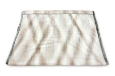 洗える ボリューム満点 マイヤー衿付合わせ毛布 シングルサイズ(約140×200cm) MS-152 ベージュ [4495]