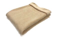 やわらかコットン使用 洗える衿付き綿毛布(毛羽部分) シングルサイズ(約140×200cm) HM-380 [4497]