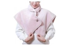 マグマパワーダブルウォーム 肩当て ピンク 1枚 65×50cm [吸湿発熱＆保温のW効果 極上のあたたかさ 日本(泉大津)製 発明特許取得]｜もうふ 冬用 国産 [4951]