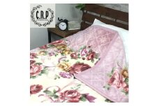 マイヤー毛布 シングル ピンク C.R.P加工毛布 1枚 (ニューマイヤー毛布) 11714PI｜毛布の町 泉大津 国産 サイズ・色 家庭洗濯可 [5008]
