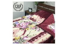 マイヤー毛布 シングル エンジ C.R.P加工毛布 1枚 (ニューマイヤー毛布) 11719EN｜毛布の町 泉大津 国産 サイズ・色 家庭洗濯可 [5011]