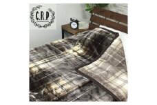 マイヤー毛布 シングル ブラウン C.R.P加工毛布 1枚 (ニューマイヤー毛布) 11720BR｜毛布の町 泉大津 国産 サイズ・色 家庭洗濯可 [5014]