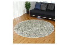 カーペット シェール2 グリーン 180cm円形｜日本製 国産 敷物 ラグ アース防ダニ 抗菌防臭 防炎 滑り止め 床暖ホットカーペット対応 [5069]