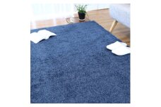 カーペット フロッシュ2 Dネイビー 130cm×190cm｜日本製 国産 敷物 ラグ アース防ダニ 抗菌防臭 防炎 滑り止め 床暖ホットカーペット対応 [5090]