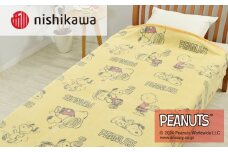 nishikawa/西川の【PEANUTS】スヌーピー綿毛布 PN3602BD イエロー FQ03801002430 ※離島への配送不可