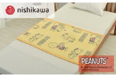 nishikawa/西川の【PEANUTS】スヌーピー綿ひざ掛け PN3602BD イエロー FQ73301002430 ※離島への配送不可