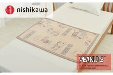 nishikawa/西川の【PEANUTS】スヌーピー綿ひざ掛け PN3602BD ブラウン FQ73301002330 ※離島への配送不可