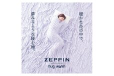 ZEPPIN ハグウォーム 掛け毛布　ウォームグレー　クイーン(200×200cm)