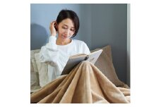 【シルバー】CALDO NIDO notte3 カルドニードノッテ 3 ひざ掛け毛布 80×110cm