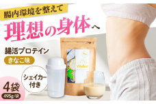 Vitafast 乳酸菌プロテイン きなこ味 4袋 シェイカー1個付き プロテイン 運動 ダイエット 美容 腸活 シェイカー 飲みやすい きなこ味 プロテイン 運動 ダイエット 美容 腸活 シェイカー 飲みやすい きなこ味 大阪府高槻市/合同会社会社VITASTRATE[AOCH006]