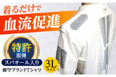 御守ブランドTシャツ（スパオール入り）高槻市神服神社祈祷済み【3Lサイズ】 Tシャツ 贈答 ギフト 産地直送 取り寄せ 送料無料 大阪 大阪府高槻市/株式会社 Ｒｉｃｈｅ [AOBQ015] おしゃれ 個性的 高見え レディース メンズ