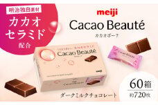 【新発売】【数量限定】 明治 Cacao Beaut(カカオボーテ) 60g×60箱 約720枚 チョコレート 明治 チョコ 美容 大容量 バレンタイン 大阪府高槻市/株式会社丸正高木商店[AOAA034]