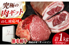 【ふるさと納税限定】あなただけのドライエイジング熟成黒毛和牛ブロック（極上赤身＆サーロイン）1kg 肉 国産 和牛 赤身 サーロイン 肉 ブロック 牛 A5 牛 赤身 ローストビーフ ステーキ 焼肉 贈答 ギフト 肉 お肉 国産 和牛 赤身 肉 ブロック 牛 A5 牛 赤身 ローストビーフ ステーキ 焼肉 贈答 ギフト大阪府高槻市/株式会社ＭＡＲＢＬＡＮＣ[AOAS002]