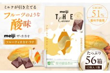 明治ザ・カカオ フルーティ カカオ・ラテ 42g×56箱 お菓子 おやつ チョコレート チョコ カカオ 50％ 大容量 小分け 個包装 景品 人気 定番 おすすめ 明治 プレゼント バレンタイン 大阪府高槻市/株式会社 丸正高木商店[AOAA061]